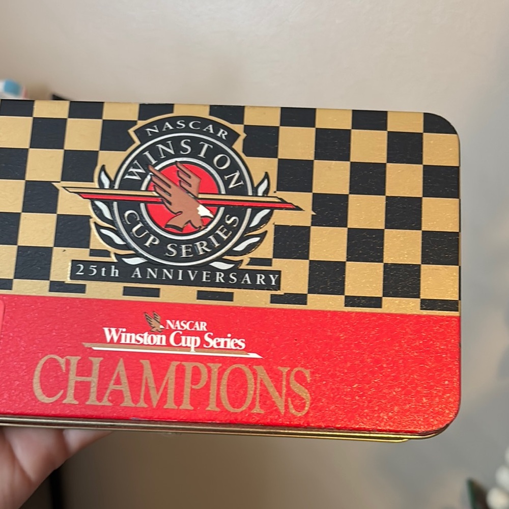 NASCAR Winston Cup Series 25th Anniversary Checkered Game Box